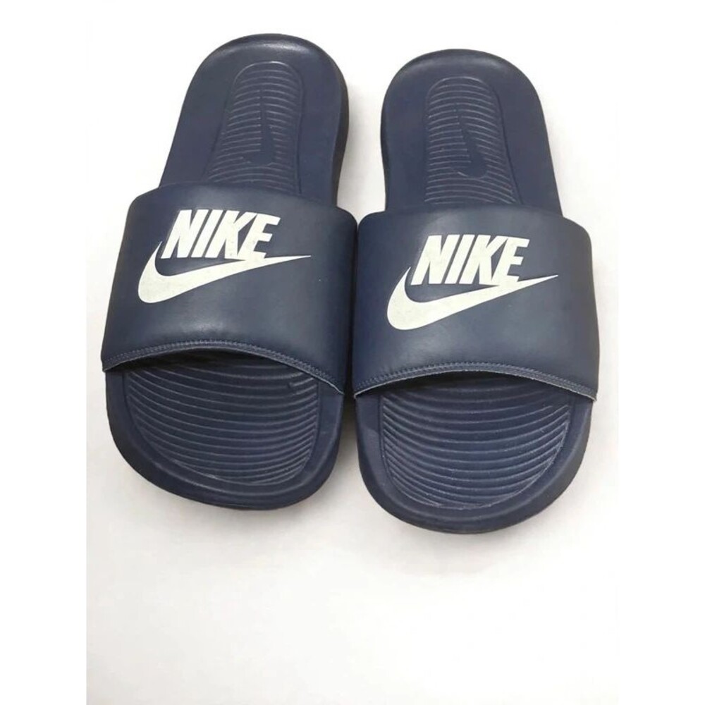 Nike Victori One Slides - Midnight Navy / White - US 14/UK 13/EU 48.5 - Excellen